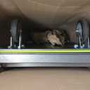 Heavy Duty Push Cart Dolly (700 lbs), 2 Tier Foldable Platform Hand Truck