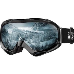 OutdoorMaster OTG Ski Goggles - Over Glasses Ski/Snowboard Goggles for Men, Women & Youth - 100% UV Protection
