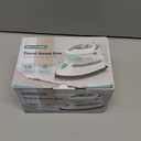 BEAUTURAL Mini Travel Steam Iron for Clothes with Dual Voltage, Temperature Control, Non-Stick Soleplate and Cord Storage, Ideal for Sewing, Quilting and Handcraft (White)