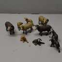 Skylety 10 Pcs Sheep Toy Merino Sheep Figures Plastic Goat Figurine Mini Farm Lamb Figure Birthday Cake Toppers Animal Toys for Christmas Birthday Party Gift Decor