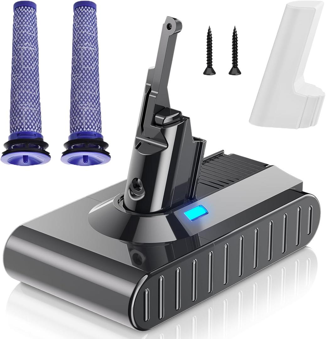 Battery Replacement,  Vacuum Cleaners, 2 Filters