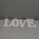 Led Light Up Letters, Led Marquee Letter Lights Love Sign, Decorative Numbers Light, Battery Powered Letter Sign Lights for Love Decor-Warm White