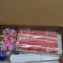 28 Pack Valentine's Day Stationery Set with Cards-Valentines Gifts for Kids, Classroom Exchange Party Favors, Goodie Bag Fillers, Includes Pencils, Rulers, Erasers, Stamps, Sharpeners & Stickers