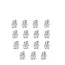 Castuvy 15 Pack Wire Rope Clamp/ Wire Clamp 3/ 8" Galvanized, Hardware Rigging Wire Rope Lock