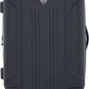 Travelers Club Chicago Hardside Expandable Spinner Luggage, Black, 22" Carry-On