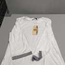 Dokotoo Women's Shirts Lightweight 2026 Summer Fashion 3/4 Length Sleeve T Shirts Casual Crew Neck Basic Blouses Size S