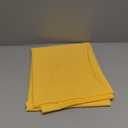 FOLINS&HOME Yellow Round Tablecloth 60 Inch Waterproof Heavy Duty Wrinkle Free Polyester Fabric Table Cloth, Spillproof Washable Table Cover for Parties, Camping, Picnic, Banquet, Indoor & Outdoor Use