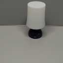 Bedside Lamp, Nursery Night Light for Babies Breastfeeding and Sleep aid, Touch Control Table Lamp for Bedroom, Blue and White Lamp, Cordless Table Lamp, Blue