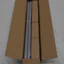 2 Pack Silver Curtain Rods 28 to 48 Inches(2.3-4 Feet),5/8 inch Splicing Drapery Rods,Small Curtain Rods Set,Size: 18''-45'',Silver