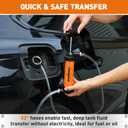 HORUSDY Multi-Use Siphon Transfer Pump Kit Hand Fuel Pumps for Gas Oil Water with Air Hose, Portable Manual Fuel Transfer Pump for Boat, Car, RV, Emergency, Lawn Mower Fluid Drainage