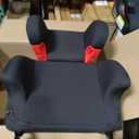 Clek Oobr High Back Booster Seat with Adjustable Headrest, Reclining Design, Latch System, and Retardant-Free Fabric (Railroad Ziip). Manufactured on: 2026/07/21. Expires on: 2035/07/21