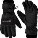 Carhartt Men's Waterproof Insulated Knit Cuff Glove (XX-Large, Black)