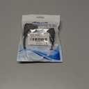 2 x 1-Feet Nema 5-15P to IEC 320 C13 Right Angled Power Cord,US 3-Prong Male to Right Angle IEC Female AC Power Cord