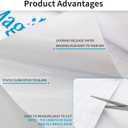 Window Privacy Film with Installation Tools,Frosted Glass Window Film,Heat Blocking Static Clings Reusable Frosting Window Film for Bathroom Home Office,17.5 Inch X 9.8 Feet