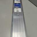M-D Building Products 11619 Heavy-Duty Aluminum Commercial Threshold - Draft Protection, Easy to Cut and Install (6 in. x 1/2 in. x 36 in.) (Silver)