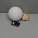 Moon Lamp, 6 Inch Sliding Control Moon Light, Kids Night Light, 16 Colors Moon Night Light with Unique Stand, Timing, USB Rechargeable, Room Decor, Christmas Birthday Gifts for Kid Women Friends Lover (White)