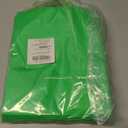 DjinnGlory 24 Pack Medium Green Paper Gift Bags with Handles and White Tissue (10''x8''x4'') for Party Favors Goodies, Small Business, Care Packages (Solid Green)