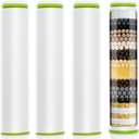 4 Pack Replacement Filters Compatible With PWERAN Handheld Shower Head,Shower Filter For Fitespot,Removes Chlorine