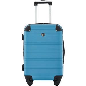 Travelers Club Phoenix Luggage, Blue Moon, 22-Inch Carry-On