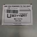 Mighty Max Battery ML7-12F2 - 12 Volt 7 AH, F2 Terminal, Rechargeable SLA AGM Battery