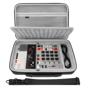 GEEKRIA Hard Shell Travel Case Compatible with Teenage Engineering EP-133 K.O. II/EP-1320/ EP-40 Riddim Reggae Sampler, Audio Sampler Carrying Bag (Dark Gray)