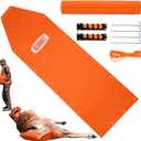 GearOZ Deer Drag Sled Thickened Game Hauler Strap Reduce Ground Friction & Transport Game Easier Heavy Duty Deer Pull Rope for Dragging Deer Cart Deer Hunting Accessories Gift for Hunters, Orange