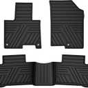 Car Rubber Floor Mats for Kia Sportage 2023 2024 2025 2026 (Include Hybrid) - Custom Fit All Weather Anti-Slip Automotive Floor Liners Car Mats Sportage Gasoline Accessories, Black