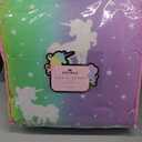3-Piece Unicorn and Stars Glow in The Dark Comforter Set, with 1 Full Bed Size Comforter and 2 Standard Pillowcases, Rainbow Colors, Pink, Multicolored, for Kids, Full
