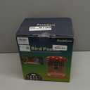 PeckCam Smart Bird Feeder with Camera 2K Live Real-Time Alert AI Identify with 32G Card DIY Attachments Camera Bird Feeder Solar Powered Wireless Outdoor Birdwatching Gift for Birds Lover, Red