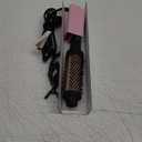 Upgraded Infrared Bounce Brush, Heated Thermal Round Brush with 5 Heat Settings & LED Display, 1.5 Inch lonic for Hair Straightener & Curling Wand, Dual Voltage, Blowout Look, Gifts for Women (Rose Gold)