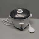 Aroma Housewares Aroma 6-cup (cooked) 1.5 Qt. One Touch Rice Cooker, White (ARC-363NG), 6 cup cooked/ 3 cup uncook/ 1.5 Qt.