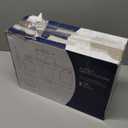 Brushed Nickel Bathroom Light Fixtures, 3-Light Modern Vanity Light Over Mirror, Wall Sconces with Milky White Frosted Glass Shades, E26 Socket (Bulbs Not Included)