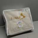 FOSSA Muslin Blanket with Fringe - 4-Layer 100% Cotton Gauze Super Soft & Breathable Throw -Lightweight Decorative Cooling Blanket for Bed, Sofa, Office (Beige, King (104"  90"))