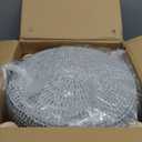 Wimarsbon Small Ottomans, 100% Hand Knitted Pouf Ottoman, Round Footrest with 4 NonSkid Wood Legs, Boho Décor Cotton Rope Pouffe Beside Sofa, Leisure Floor Step Chair for Living Room (Grey)