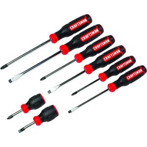 CRAFTSMAN Screwdriver Set, Bi-Material, 8 Piece Set (CMHT65075N)
