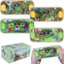 SevenQ Handheld Water Games, 4 Packs Dinosaur Theme Water Toss Ring Game Aqua Toy Water Ring Game for Kids Stocking Stuffers