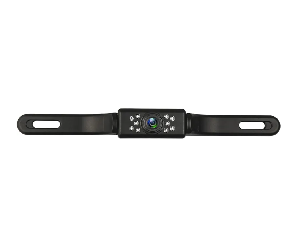 Car Backup Camera HD Night Vision Rear View Camera License Plate Camera with 9 LED Lights, Font & Rear Camera, Wide View Angle, IP69K Waterproof Reverse Camera for Cars,SUV,Trucks,RV, Pickup