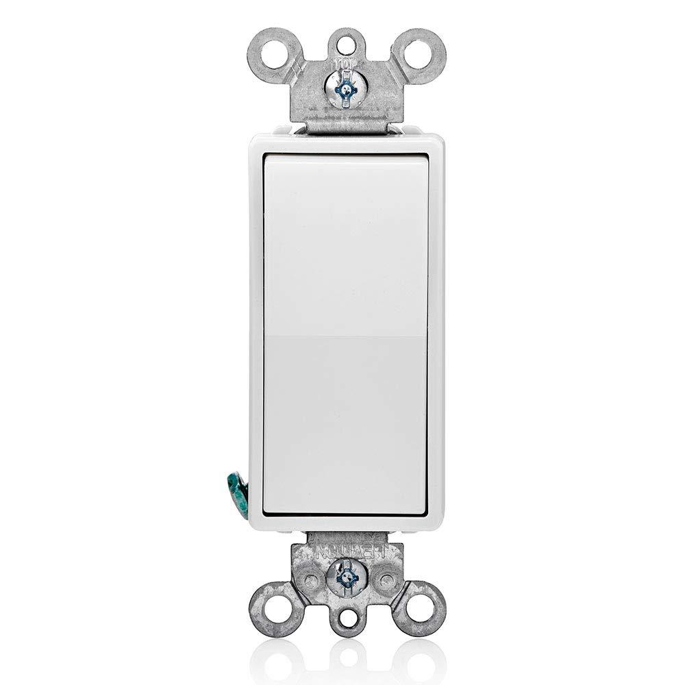 Leviton 15 Amp 4-Way Decora Switch, 05604, White (No Size)