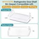 OEM W11174793 Refrigerator Door Shelf Bin Compatible with Whirlpool Amana Kenmore Maytag, Replaces W11034658 W10910090 4585666 AP6285464 PS12348327 EAP12348327