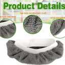 2 x 10 Pack Steam Mop Pads Compatible for Wagner Spraytech Bissell Steam Shot Comforday - Universal Reusable Washable Steam Cloth Accessories (Gray)