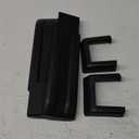 2Pcs Tailgate Hinge Cover Trim Replacement for Jeep Wrangler JK & Unlimited 2007-2017 Tailgate Hinge Cover Rear Door Trim Spare Tire Bracket Decoration