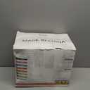 12oz Disposable Stemless Glasses With Strawless Sip Lids,PET Disposable Drinking Cups,Clear Plastic Wine Glasses for Parties Birthday,Wedding,Meeting,Christmas Party Supplies. (100, Transparent)