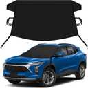 EcoNour Car Snow Cover Compatible for Chevrolet Trax | Windshield Cover for Ice and Snow with S-Hook Straps | Heavy-Duty 600D Oxford Winter Car Cover, Waterproof & Anti-Slip