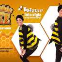 Kangaroo Bumble Bee Halloween Costume for Women and Toddlers - Funny Bumblebee Outfit for Halloween Cosplay Dress up Apparel