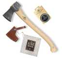 Gransfors Bruk Small Forest Axe (420) with Ceramic Grinding Sharpening Stone (4034) - Bundle (2 Items)