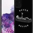 ZHEGAILIAN Case Compatible with Samsung Galaxy S20 Case,Never Better Skeleton Back Pattern Design Soft Silicone TPU Anti-Drop Anti-Slip Protective Case for Samsung Galaxy S20