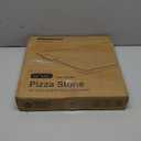 ROCKSHEAT Pizza Stone, 12"x12" Square Pizza Stone for Oven Grill BBQ, Cordierite Baking Stone for Bread & Pie, Unique Built-in 4 Handles Cooking Stone