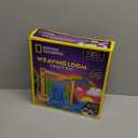 NATIONAL GEOGRAPHIC Wooden Arts and Crafts Loom Weaving Kit - Yarn and 3 Fun Designs for Easy Weaving, Child Weaving Set with Loom