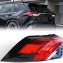 Archaic Tail Light Assembly for Toyota RAV4 2019 2020 2021 2022, Left Driver Side Rear Break Lamp