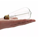 Edison Light Bulbs 25W - Thomas Edison Light Bulb Style - Incandescent Clear Glass Vintage Antique Bulb for Home Light Fixtures - Amber Warm 2700K - (4 Pack /110v)